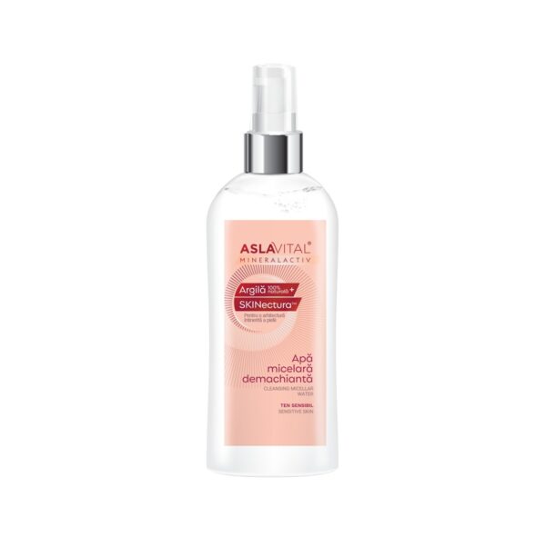 Apa micelară demachiantă ASLA VITAL Apa micelară demachiantă pentru piele sensibilă, 200ml, Farmacia Morpheus.