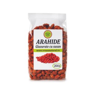 Arahide Glazurate cu Susan, 200 g, Natural Seeds