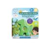 Bomba de baie cu efect baloane dinozaur Bomba de baie pentru bebeluși cu formă de dinozaur și parfum de mere.