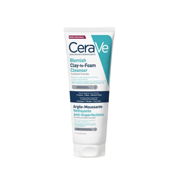 cerave-gel-de-curatare-cu-argila-anti-imperfectiuni-clay-to-foam-118-ml-O44445-farmacia-morpheus CeraVe Gel de Curatare cu Argila Anti-Imperfectiuni Clay-to-Foam, 118 ml