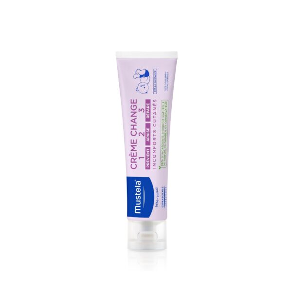 Crema Balsam pentru Schimbatul Scutecului Crema pentru schimbarea scutecului Mustela, 50ml, protejează pielea delicată.