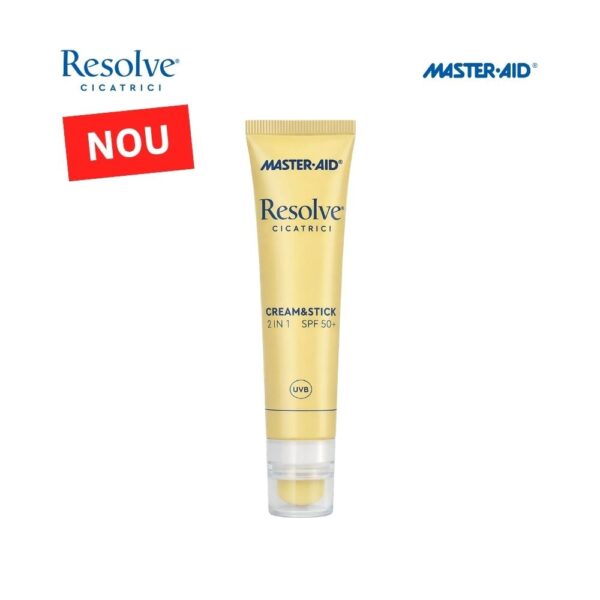crema-si-stick-de-fata-cu-protectie-solara-spf50-resolve-40-ml-3-2-ml-master-aid-O44469-farmacia-morpheus Crema si Stick de Fata cu Protectie Solara SPF50+ Resolve, 40 ml + 3.2 ml, Master Aid