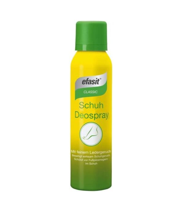 Deodorant Spray pentru Incaltaminte Efasit Spray deodorant pentru incaltaminte Efasit, 150 ml, protejează împotriva mirosurilor.