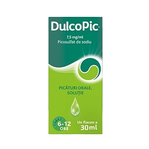 Dulcopic, 7,5 mg/ml Picături Orale Soluţie, 30 ml, Sanofi