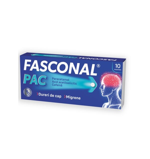 Fasconal, 20 comprimate, Gedeon Richter Cutie cu comprimate Fasconal pentru dureri de cap și migrene.