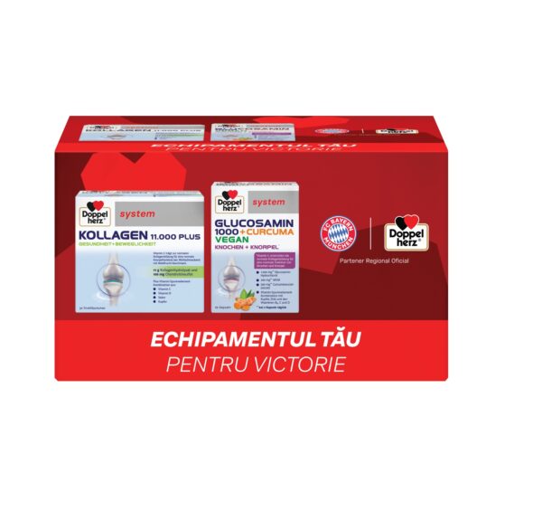 Pachet suplimente Doppelherz pentru sănătate și vitalitate.