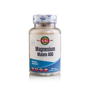 Magnesium Malate 400 - KAL Supliment de Magnesium Malate 400 mg, 90 tablete, pentru energie si suport muscular.