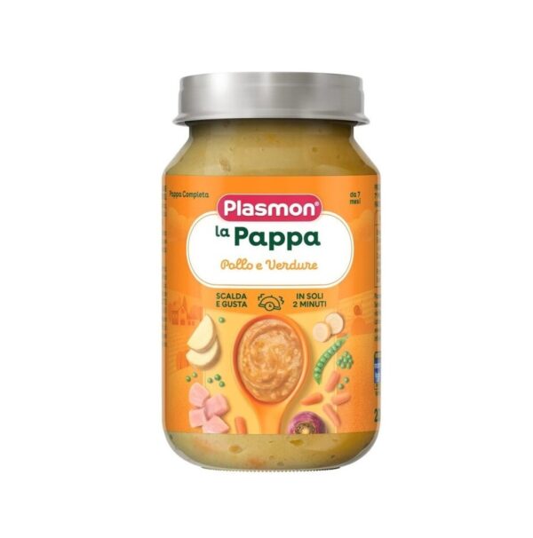 meniu-pui-si-legume-7-luni-200-g-plasmon-O44455-farmacia-morpheus Meniu Pui si Legume, +7 Luni, 200 g, Plasmon