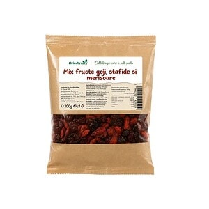 Mix Fructe Goji, Stafide si Merisoare, 200 g, DriedFruits