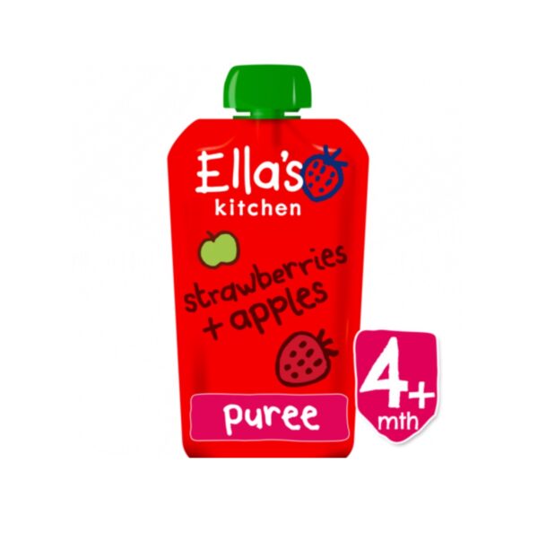 piure-de-capsuni-si-mere-4-luni-120-g-ellas-kitchen-O44456-farmacia-morpheus Piure de Capsuni si Mere, 4 Luni+, 120 g, Ella's Kitchen
