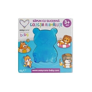 Sapun cu Glicerină pentru Copii Ursulet Sapun cu glicerină în formă de urs pentru copii, EasyCare Baby.