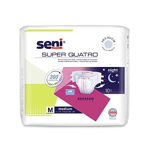 image description Scutecele cu Sistem Inchis Super Seni Quatro, Medium, 10 Bucati, Seni