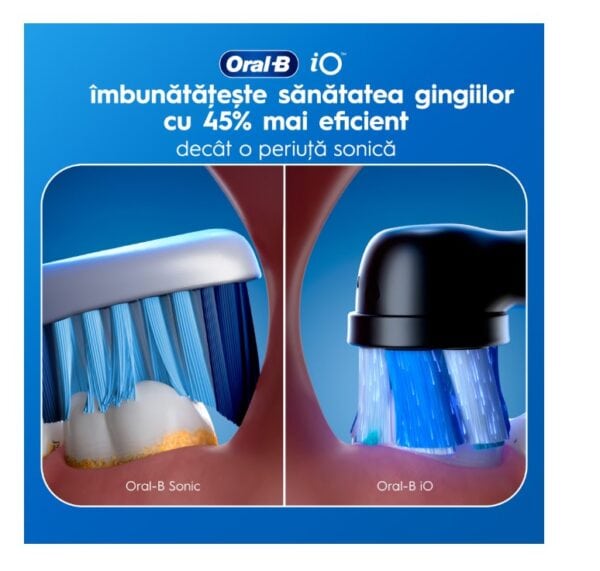 Set 2 Periute de Dinti Rlectrice iO 2, Negru si Verde, 2 Capete de Periaj, Incarcator, Oral-B