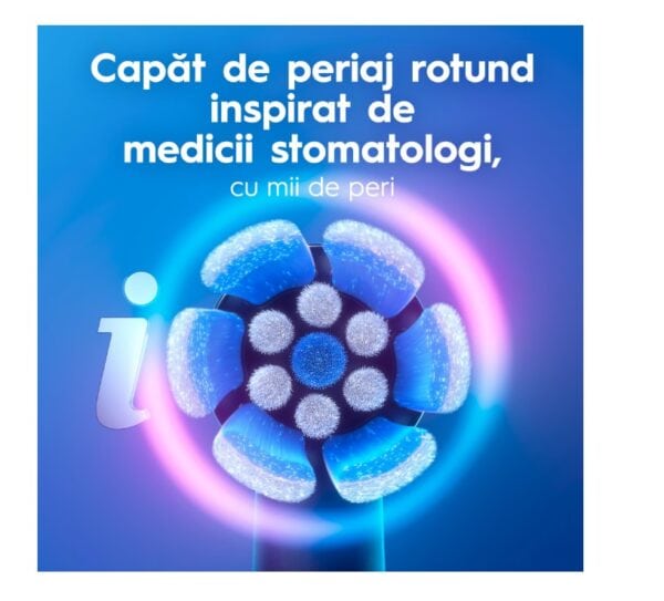 Set 2 Periute de Dinti Rlectrice iO 2, Negru si Verde, 2 Capete de Periaj, Incarcator, Oral-B