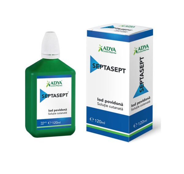Septasept soluție cutanată 120ml Septasept soluție cutanată pentru igienizare și dezinfectare.