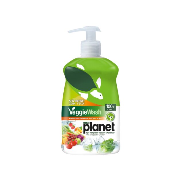 Soluție pentru Spălat Legume Veggie Wash Soluție pentru spălat legume și fructe Veggie Wash, 450 ml, Planet.
