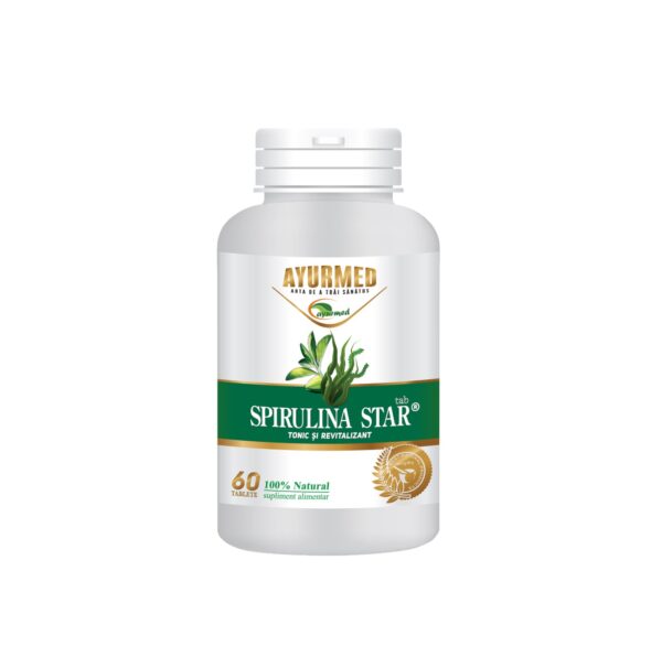 spirulina-star-60-tablete-ayurmed-O44402-farmacia-morpheus Spirulina Star, 60 Tablete, Ayurmed
