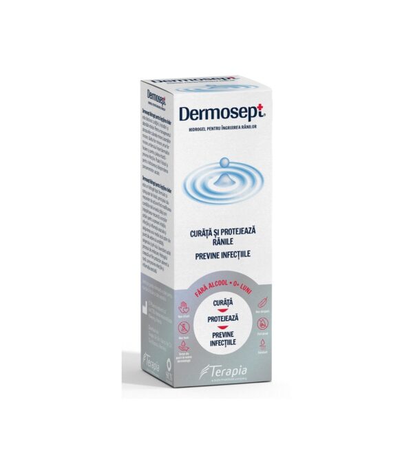 Spray Hydrogel pentru Ingrijirea Ranilor Dermosept, 250 ml, Terapia SA