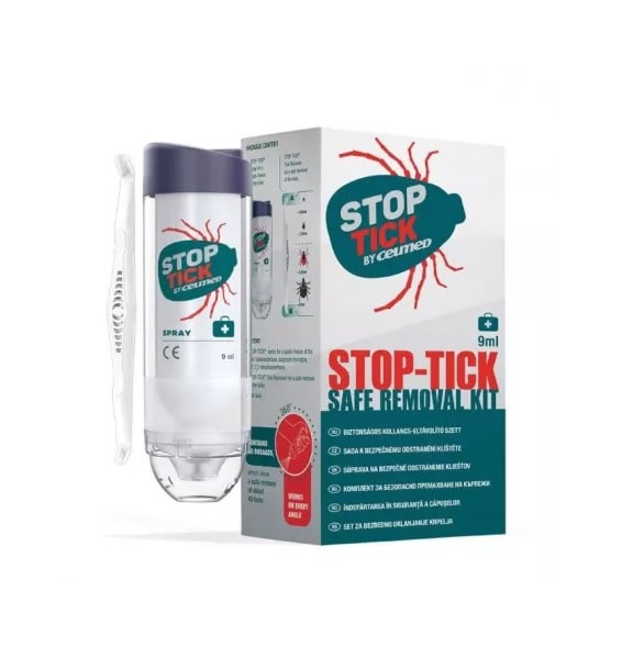 Set pentru extragerea capușelor Stop Tick Set pentru eliminarea capușelor cu spray și instrumente speciale.
