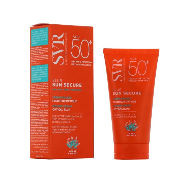 svr-sun-secure-blur-crema-tip-spuma-pentru-protectie-solara-fara-parfum-spf-50-50-ml-O44474-farmacia-morpheus SVR Sun Secure Blur Crema Tip Spuma pentru Protectie Solara Fara Parfum, SPF 50+, 50 ml