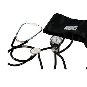 Tensiometru Clasic cu Stetoscop Tensiometru clasic cu stetoscop pentru monitorizarea tensiunii arteriale.