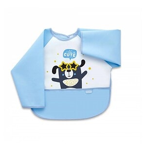 baveta-bleu-cu-maneci-si-buzunar-polly-bib-babyjem-O44741-farmacia-morpheus Baveta Bleu cu Maneci si Buzunar, Polly Bib, BabyJem