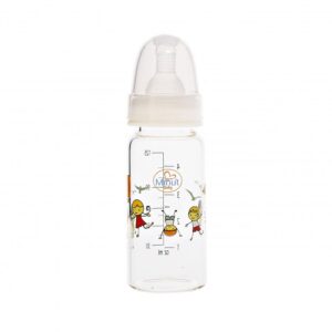 biberon-din-plastic-cu-tetina-silicon-0-luni-150-ml-minut-O34899-farmacia-morpheus Biberon din Plastic cu Tetina Silicon 0+ Luni, 150 ml, Minut