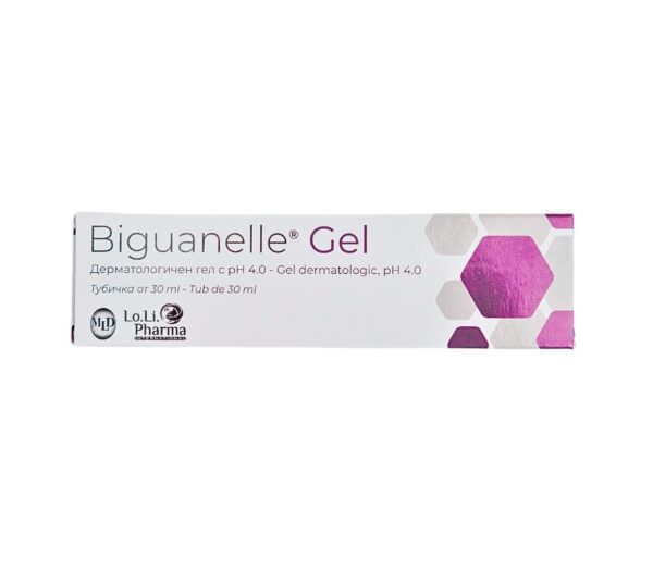 Untitled design - Box front Biguanelle Gel, 30 ml, Lo Li Pharma