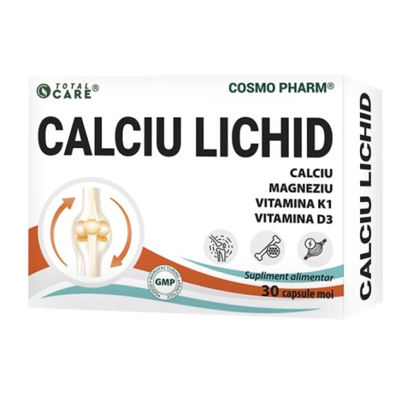 Calciu Lichid 30 Capsule, CosmoPharm