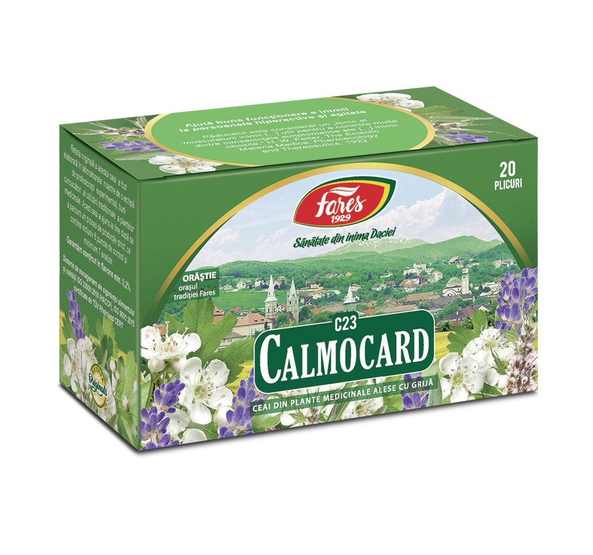 Ceai Calmocard, C22, 50 g, Fares