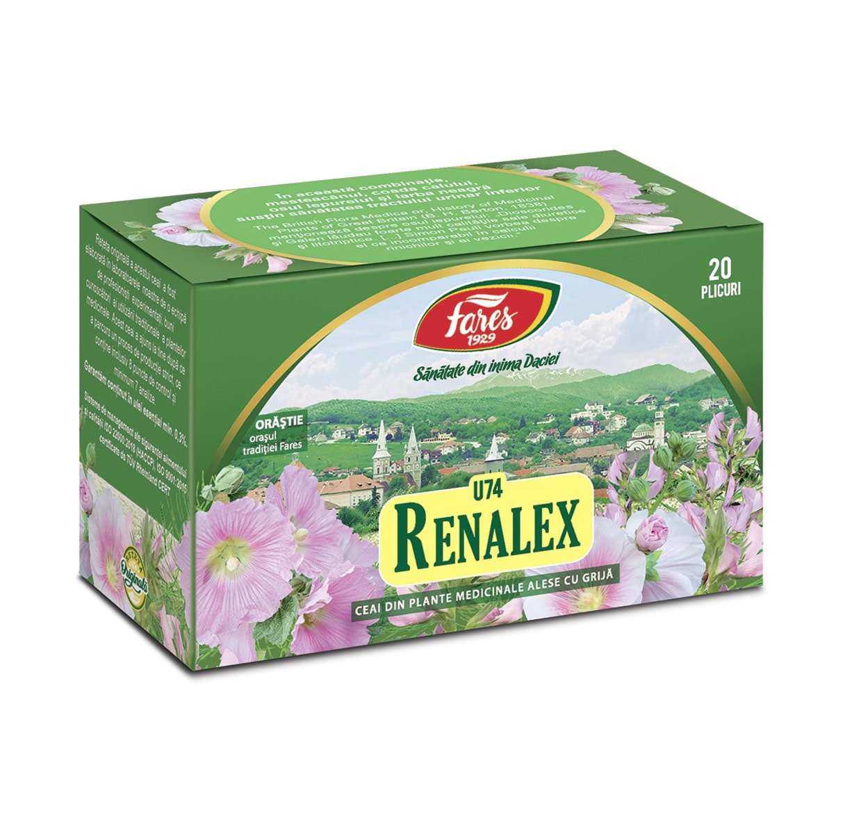 Ceai Renalex, U73, 50 g, Fares
