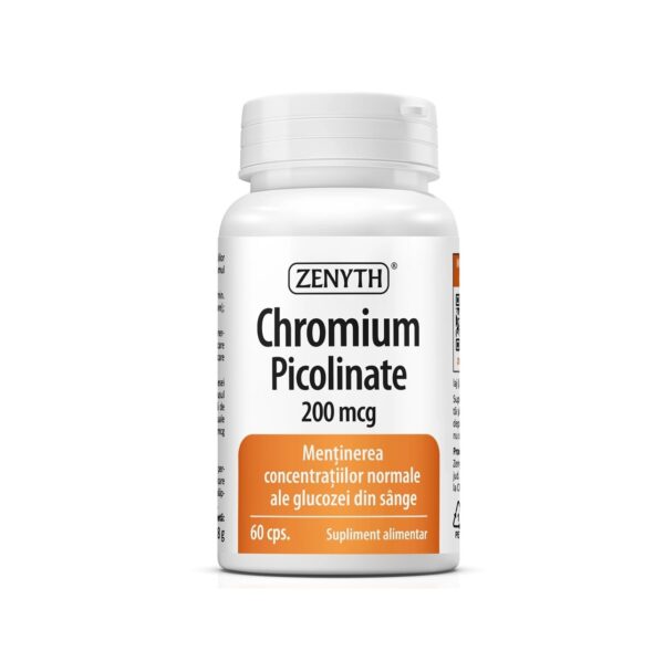 Chromium Picolinate, 200 mcg, 60 Capsule, Zenyth