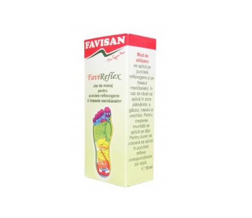 Favireflex Ulei de Masaj Reflexogen, 10ml, Favisan
