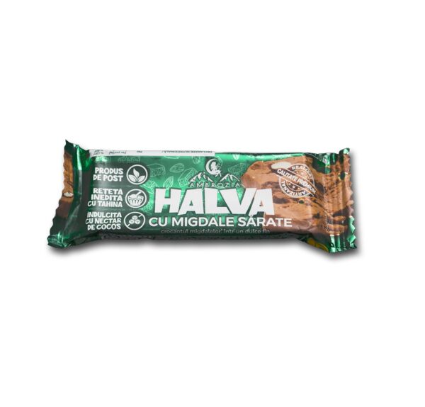 halva-cu-migdale-sarate-50-g-hiper-ambrozia-O44628-farmacia-morpheus Halva cu Migdale Sarate, 50 g, Hiper Ambrozia