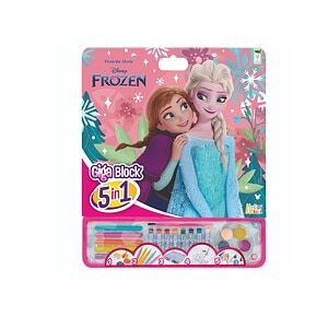 Set de desen Giga Block Disney Frozen Set de desen Giga Block 5 în 1 Disney Frozen pentru copii.