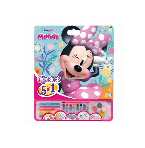 Set de Desen Minnie Giga Block 5 în 1 Set de desen Minnie Mouse Giga Block 5 în 1 pentru copii.