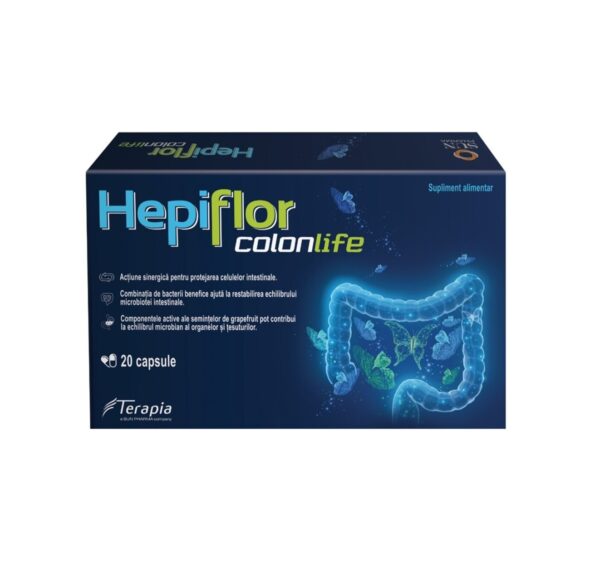 Hepiflor Colonlife, 20 Capsule, Terapia