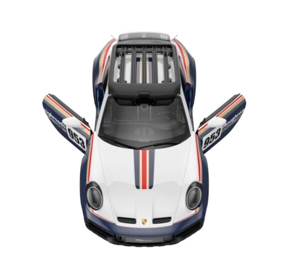 Mașină de jucărie Porsche 911 Dakar, scara 1:14, Rastar.