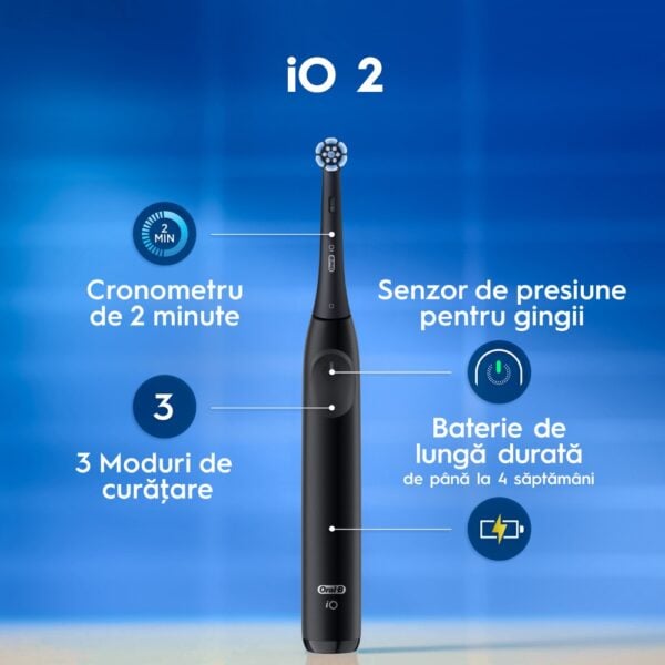 periuta-de-dinti-electrica-roz-cu-trusa-de-voiaj-io2-1-bucata-oral-b-O44692-farmacia-morpheus-4 Periuta de Dinti Electrica Roz cu Trusa de Voiaj iO2, 1 Bucata, Oral-B