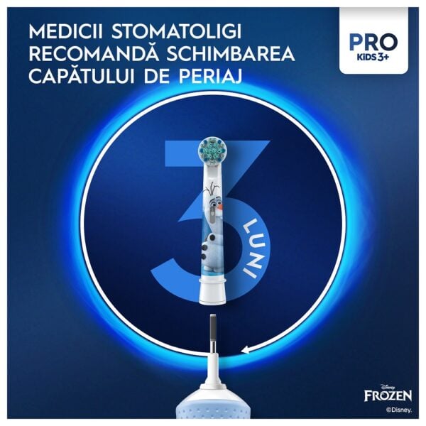 periuta-de-dinti-electrica-vitality-pro-kids-frozen-pentru-copii-3-ani-oral-b-O11930-farmacia-morpheus-1 Periuta de Dinti Electrica Vitality Pro Kids Frozen, Pentru Copii 3 + Ani, Oral-B