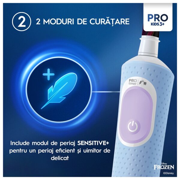 periuta-de-dinti-electrica-vitality-pro-kids-frozen-pentru-copii-3-ani-oral-b-O11930-farmacia-morpheus-3 Periuta de Dinti Electrica Vitality Pro Kids Frozen, Pentru Copii 3 + Ani, Oral-B