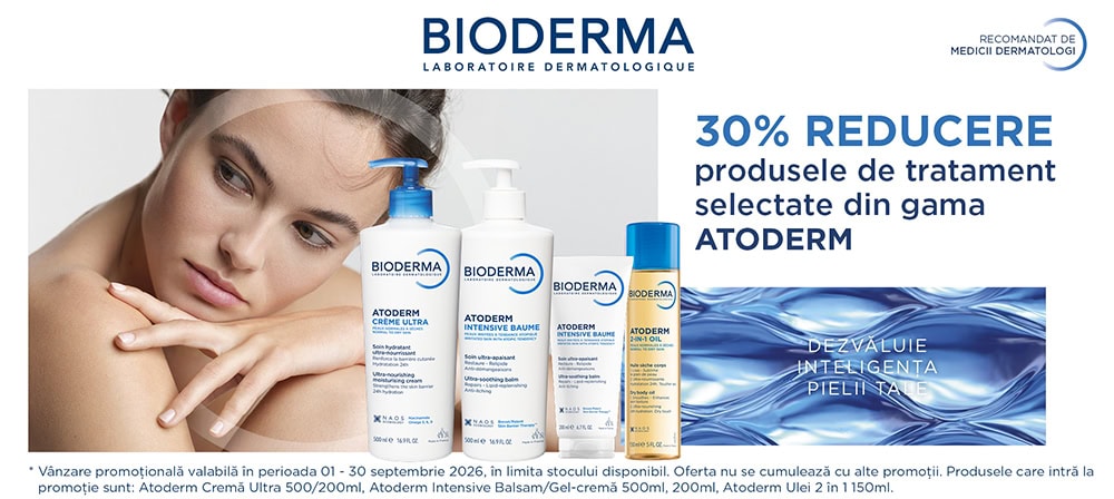 -30% Bioderma Septembrie 2026