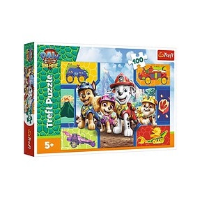 Puzzle cu Patrula Cățelușilor, 100 piese, pentru copii de peste 5 ani.