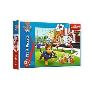Puzzle cu Patrula Cățelușilor, 30 piese, pentru copii.