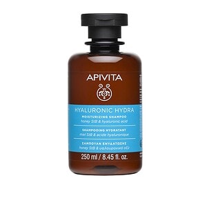 Șampon hidratant cu miere și acid hialuronic Șampon hidratant cu miere și acid hialuronic Apivita, 250 ml.