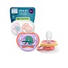 Set 2 Suzete Ultra Air, Mov/Roz, 18 luni+, SCF349/47, Philips Avent