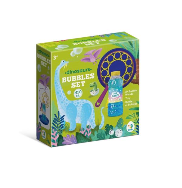 Set baloane de sapun cu dinozauri pentru copii, 450 ml, jucărie educativă.