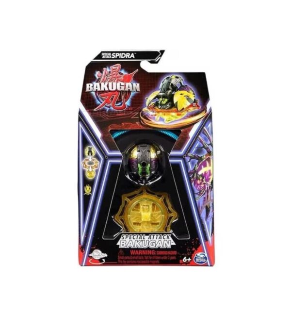 Figurina Bakugan Special Attack Spidra Figurina Bakugan Spidra pentru jocuri și colecție.