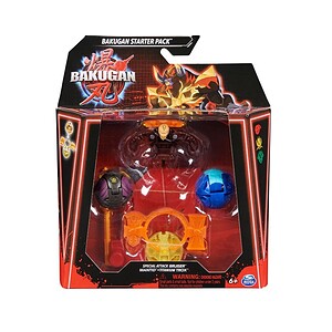 Set Starter Bakugan Morpheus Set Bakugan starter cu 3 Bakugan și accesorii pentru joc.