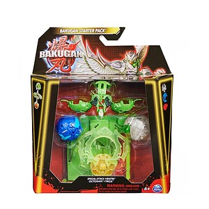 Set Starter Ventri Bakugan pentru copii Set Bakugan Ventri, Octogan și Trox, pentru copii peste 6 ani.